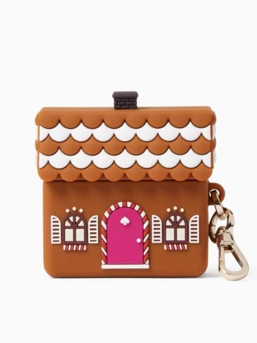Kate Spade NY Gingerbread House Silicon 3rd Generation AirPod Carrying Case NEW